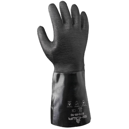 Best Glove Dispose Istant Neoprene Fully Coated Heavy Gloves Size, 3, 10PK 845-6784R-10